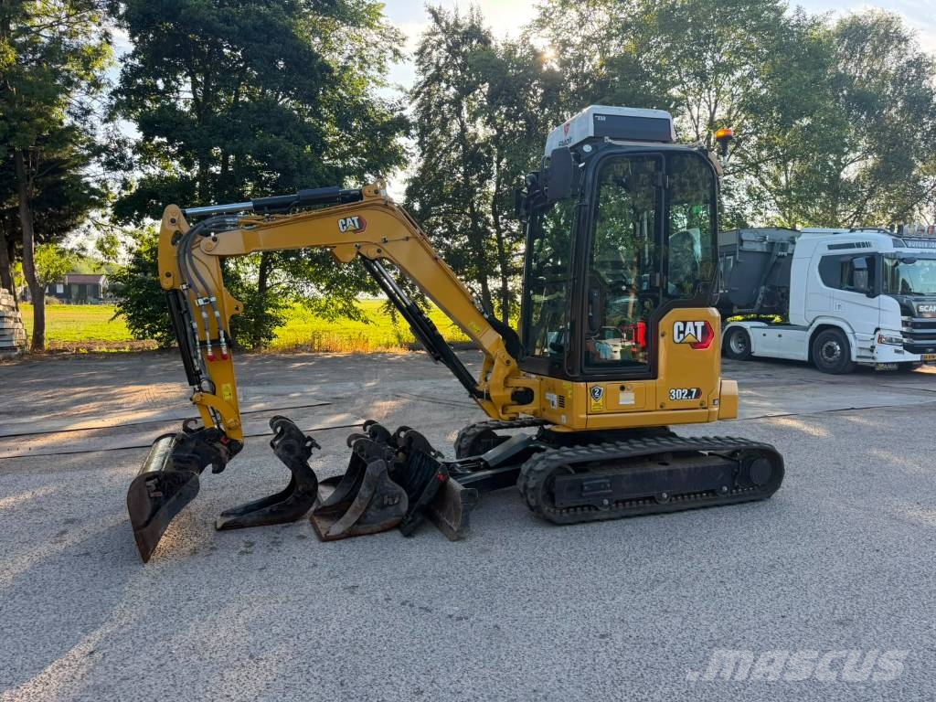 CAT 302.7 CR - pressure cabin! Mini ekskavatoriai < 7 t