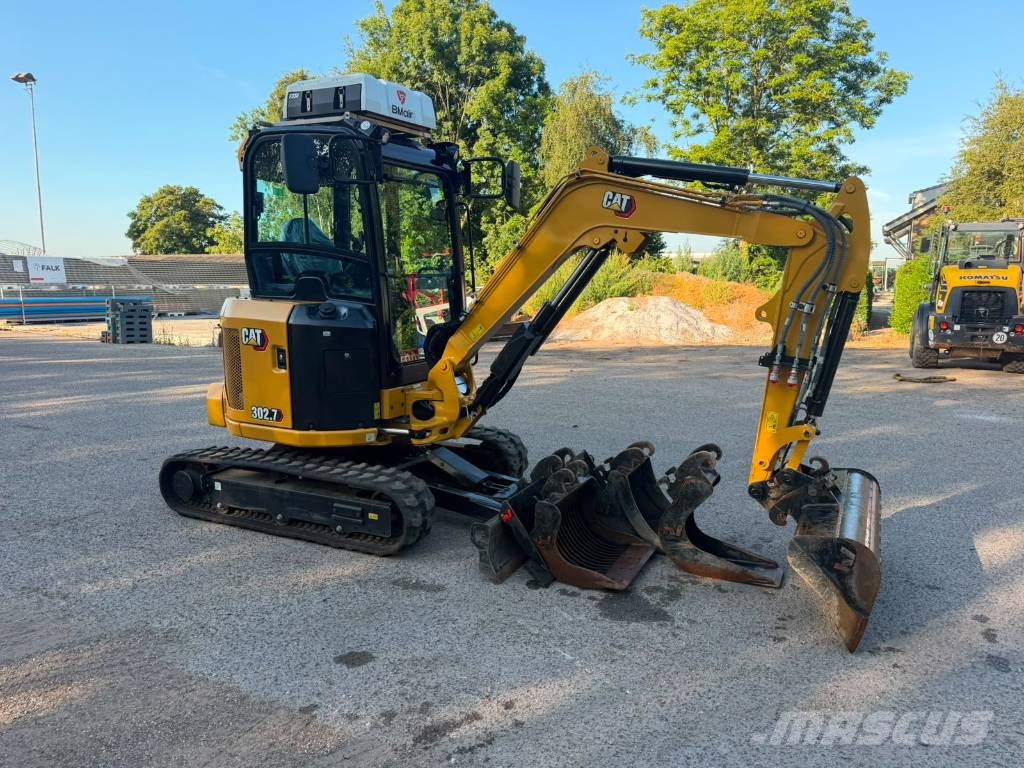 CAT 302.7 CR - pressure cabin! Mini ekskavatoriai < 7 t