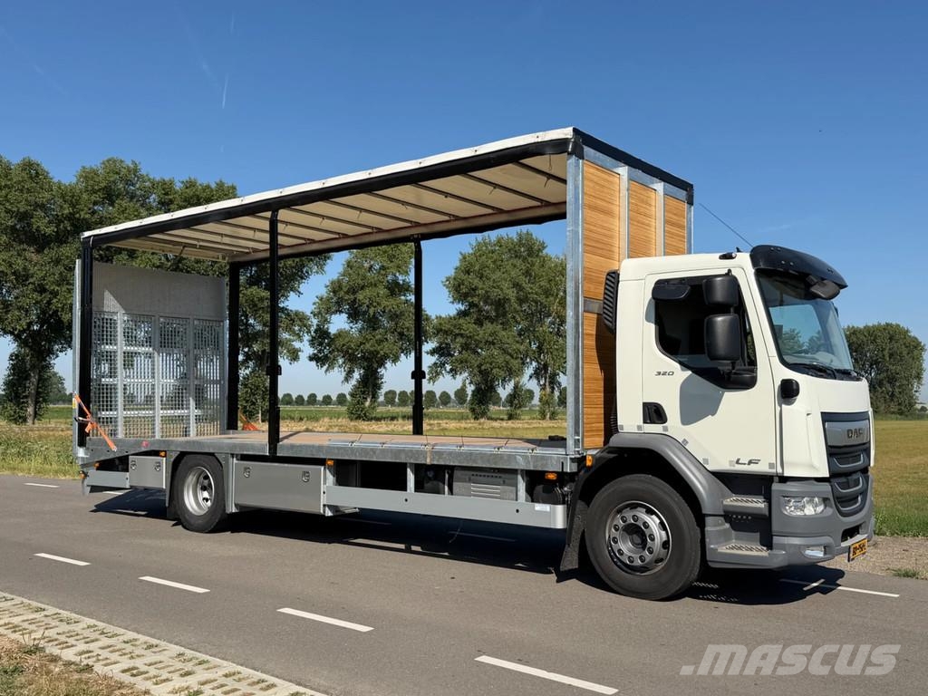 DAF CF 320 LF320.19 EURO6. OPRIJWAGEN MET SCHUIFZEILHU Oprijwagen