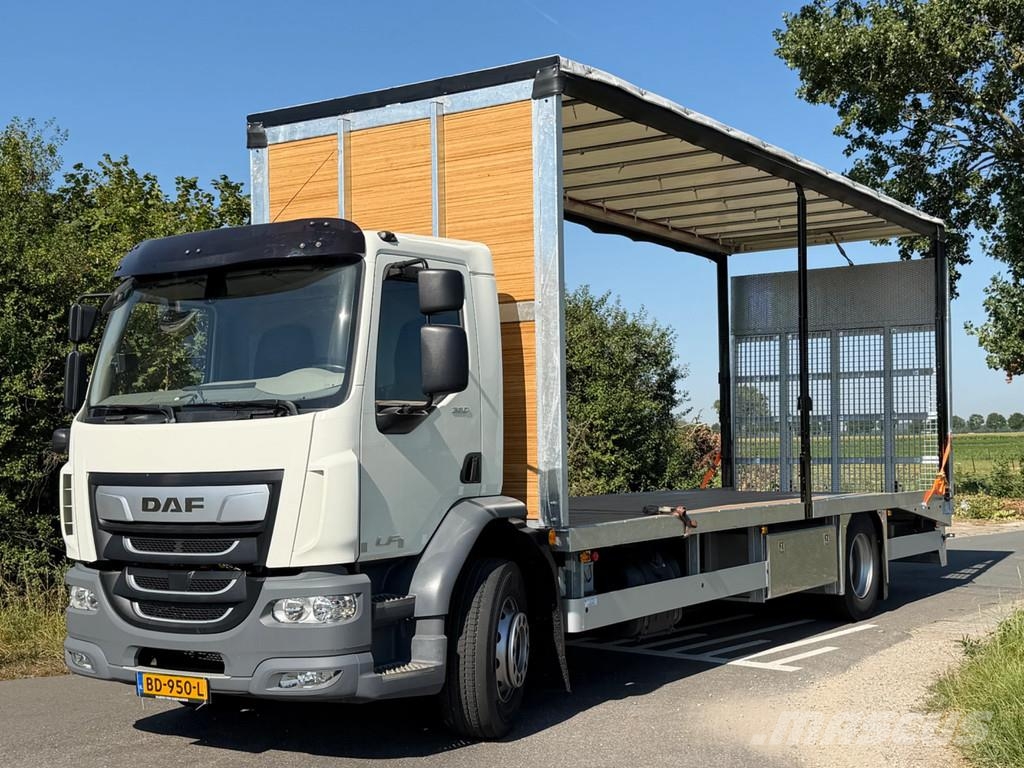DAF CF 320 LF320.19 EURO6. OPRIJWAGEN MET SCHUIFZEILHU Oprijwagen
