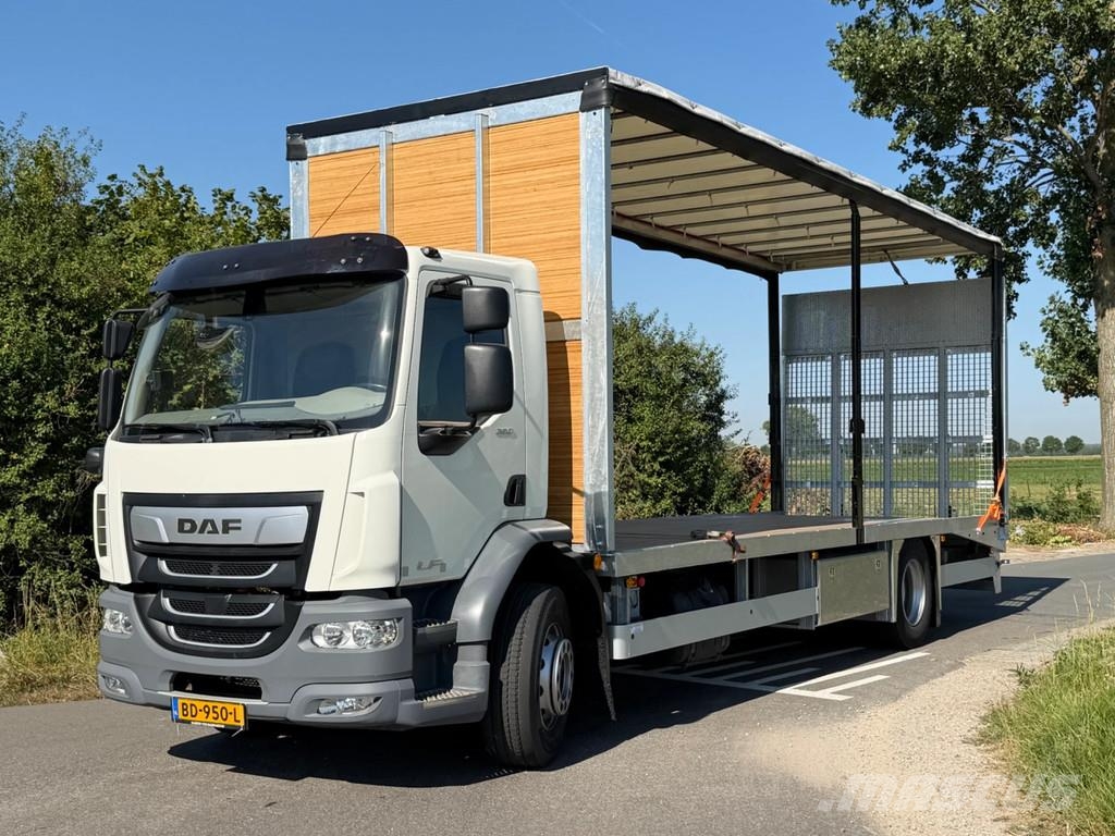 DAF CF 320 LF320.19 EURO6. OPRIJWAGEN MET SCHUIFZEILHU Oprijwagen