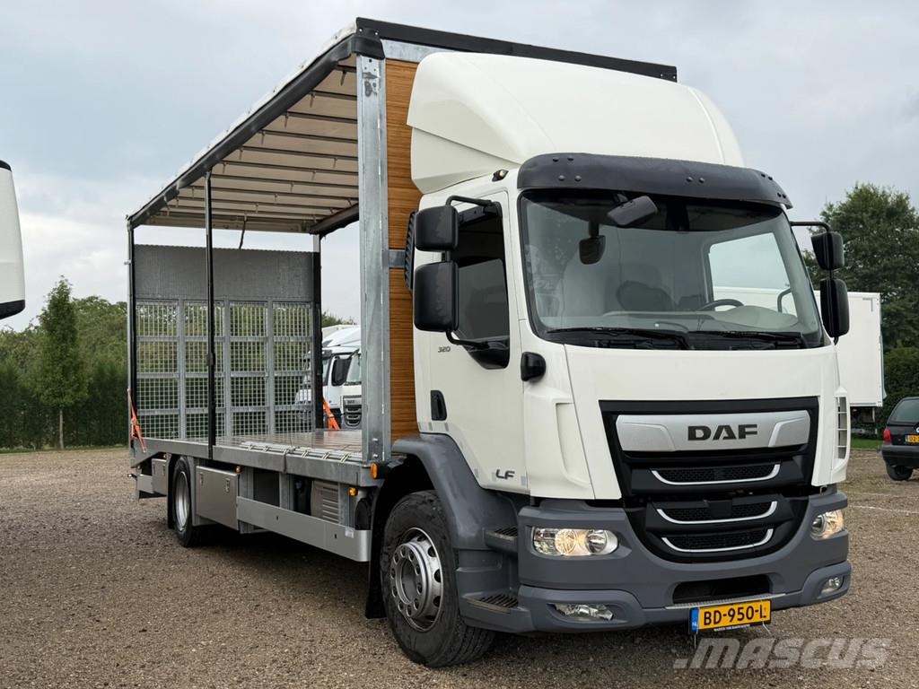 DAF CF 320 LF320.19 EURO6. OPRIJWAGEN MET SCHUIFZEILHU Oprijwagen