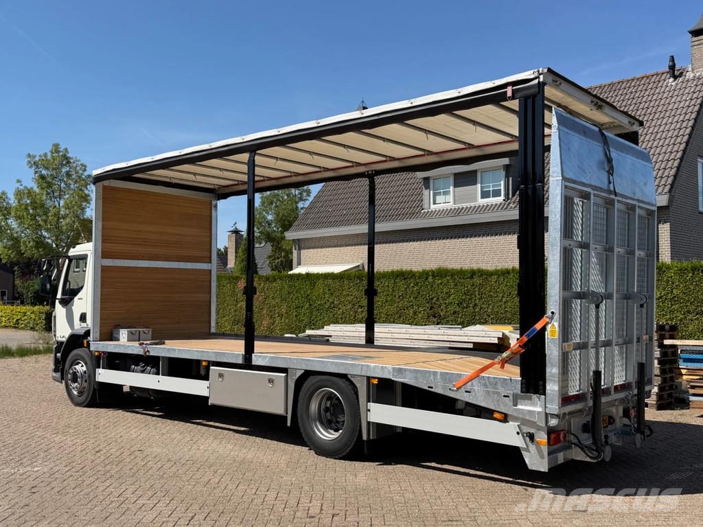 DAF CF 320 LF320.19 EURO6. OPRIJWAGEN MET SCHUIFZEILHU Oprijwagen