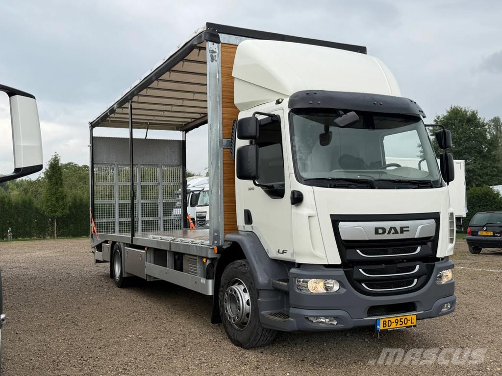 DAF CF 320 LF320.19 EURO6. OPRIJWAGEN MET SCHUIFZEILHU Oprijwagen