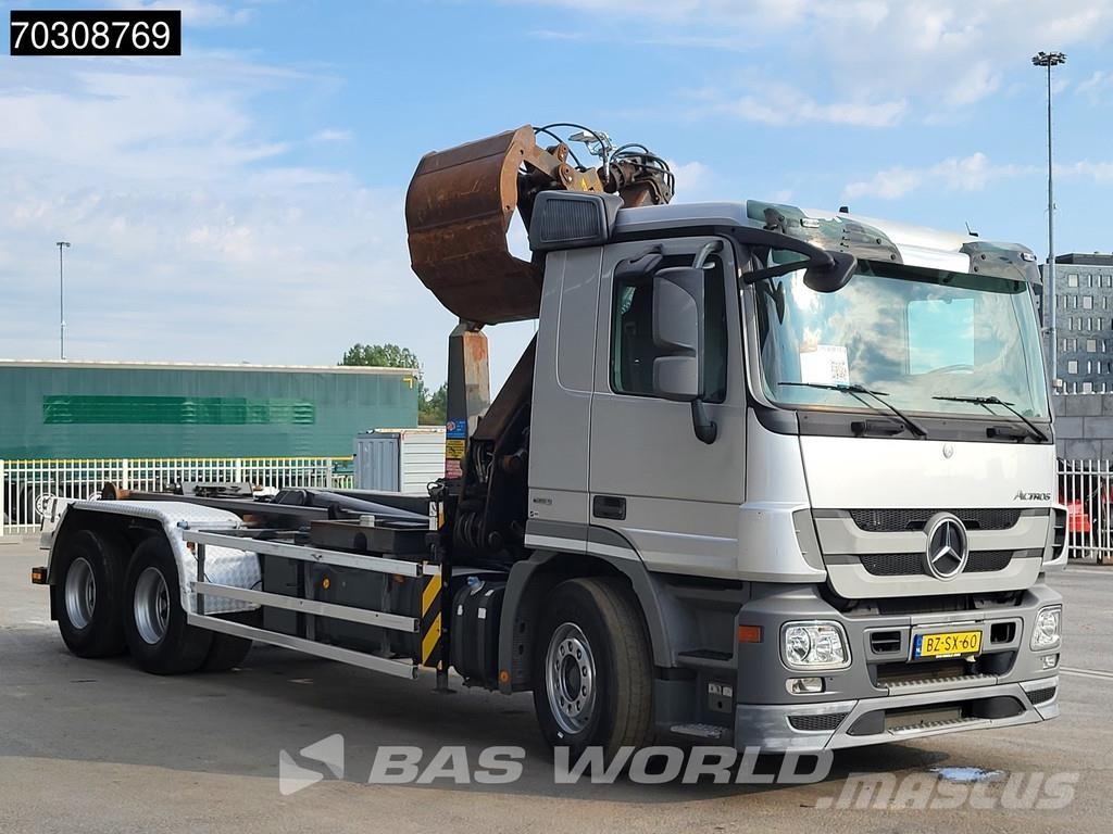 Mercedes-Benz Actros 2532 6X2 NL-Truck HMF 1643 Z2 Crane Kran 21 Camiones elevadores de gancho