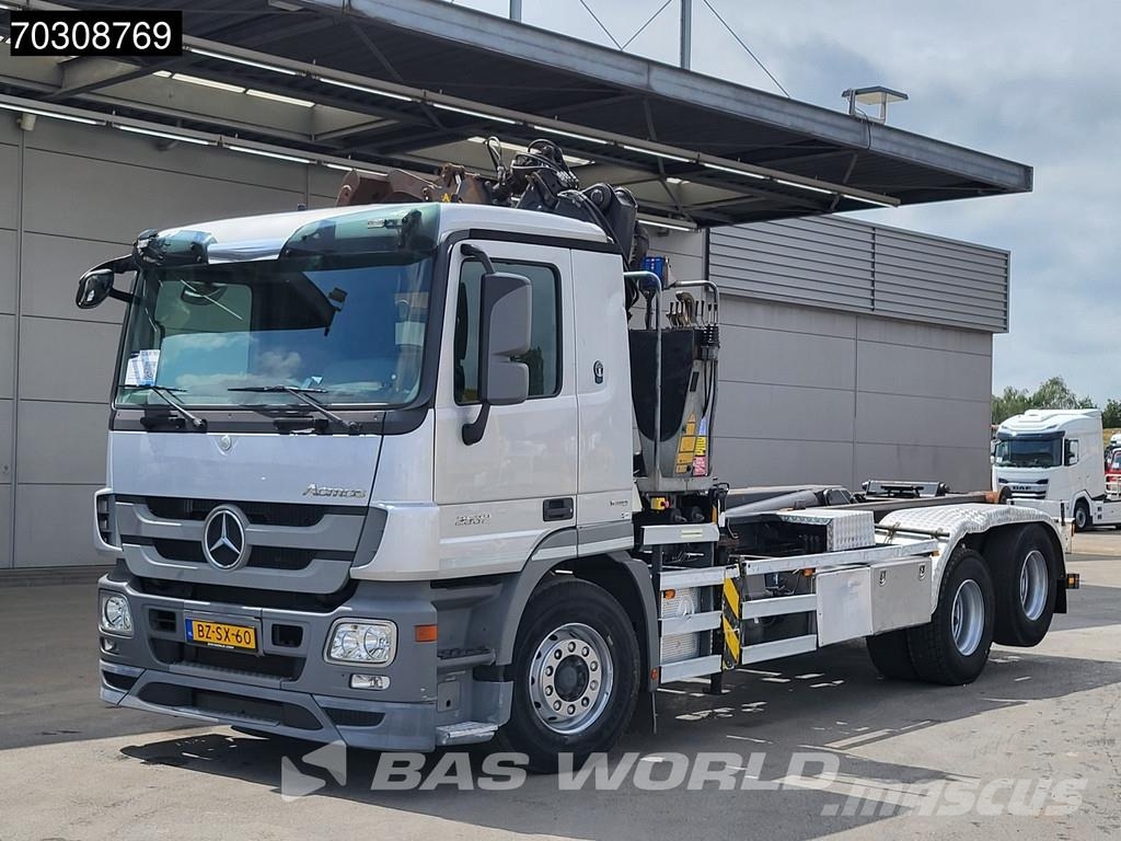 Mercedes-Benz Actros 2532 6X2 NL-Truck HMF 1643 Z2 Crane Kran 21 Camiones elevadores de gancho