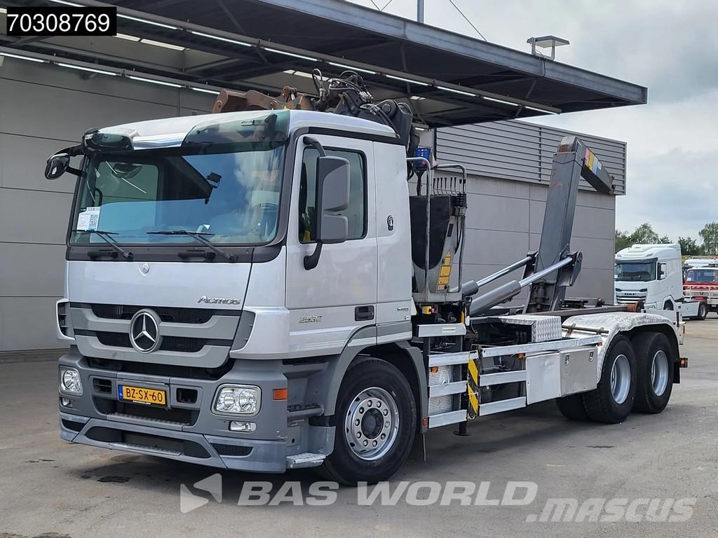 Mercedes-Benz Actros 2532 6X2 NL-Truck HMF 1643 Z2 Crane Kran 21 吊鉤式起重車