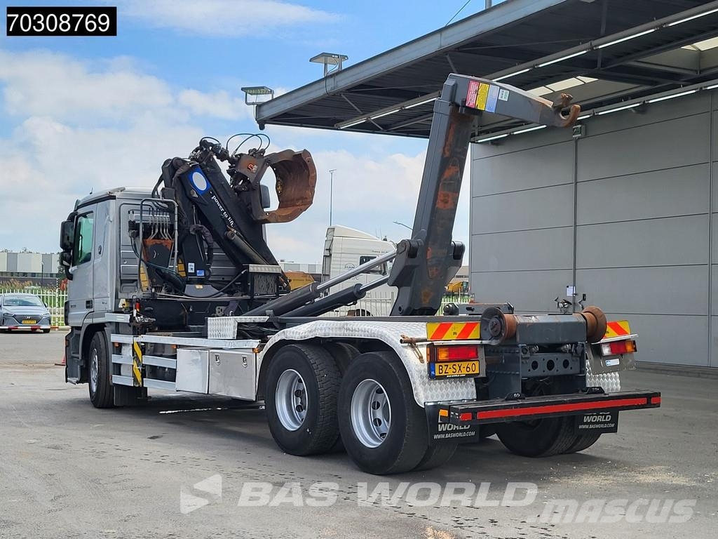 Mercedes-Benz Actros 2532 6X2 NL-Truck HMF 1643 Z2 Crane Kran 21 Camiones elevadores de gancho