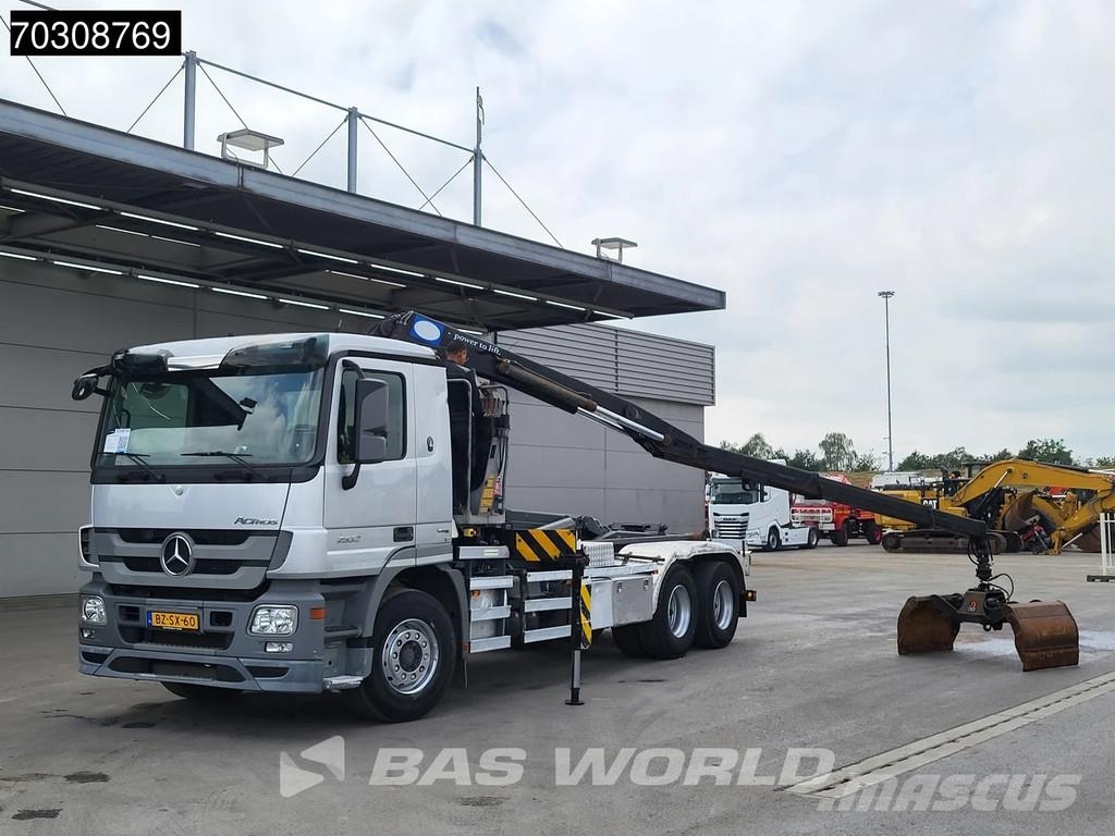 Mercedes-Benz Actros 2532 6X2 NL-Truck HMF 1643 Z2 Crane Kran 21 Camiones elevadores de gancho