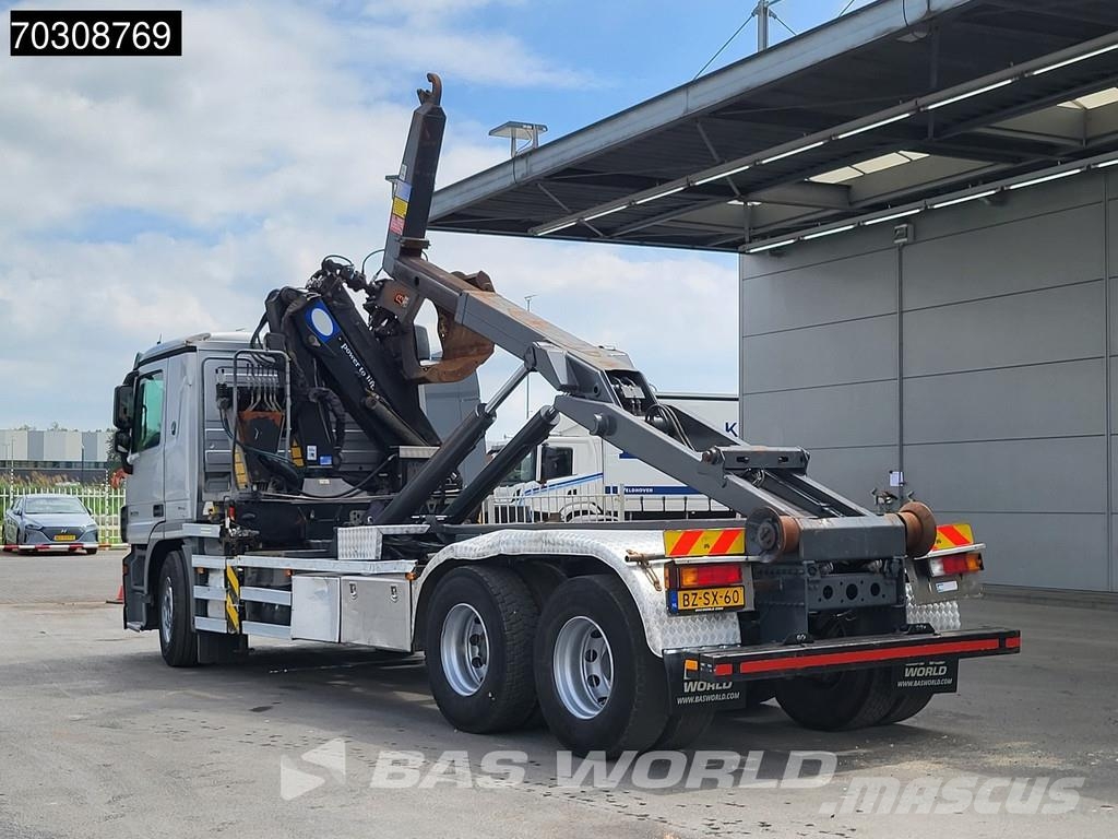 Mercedes-Benz Actros 2532 6X2 NL-Truck HMF 1643 Z2 Crane Kran 21 吊鉤式起重車