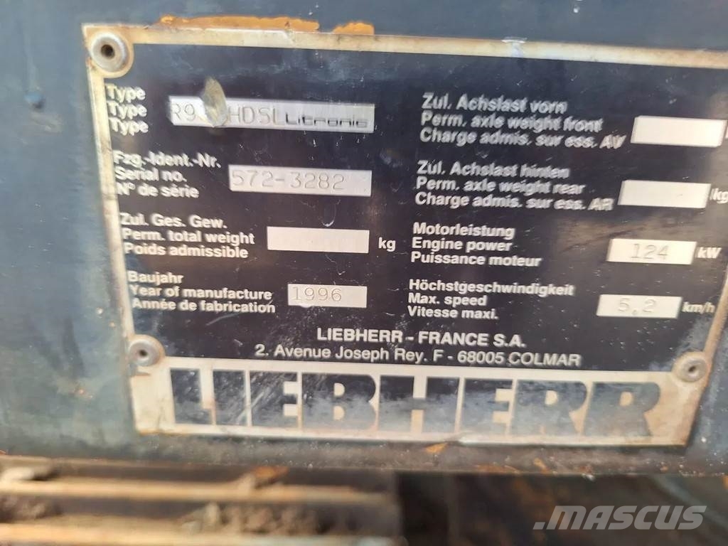 Liebherr R932 Escavadoras de rastos