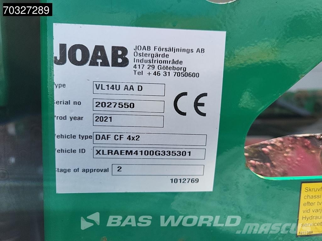 DAF CF 450 4X2 JOAB VL14U AA D Skiploader Absetzkipper شاحنات لوادر