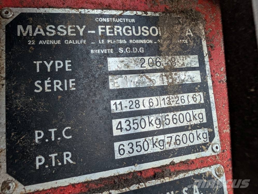Massey Ferguson 206 Mähdrescher
