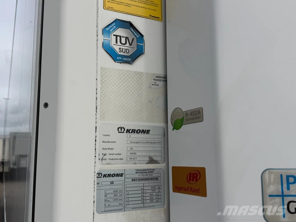 Krone N/A SD Thermo King SLXi Spectrum / BPW-Axle *NL-Tr Hladilne polprikolice