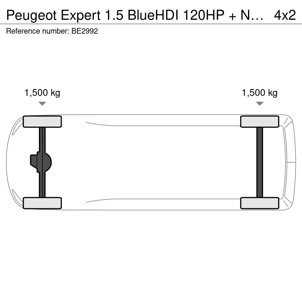 Peugeot Expert 1.5 BlueHDI 120HP + Navigation | Air Condit هيكل صندوقي