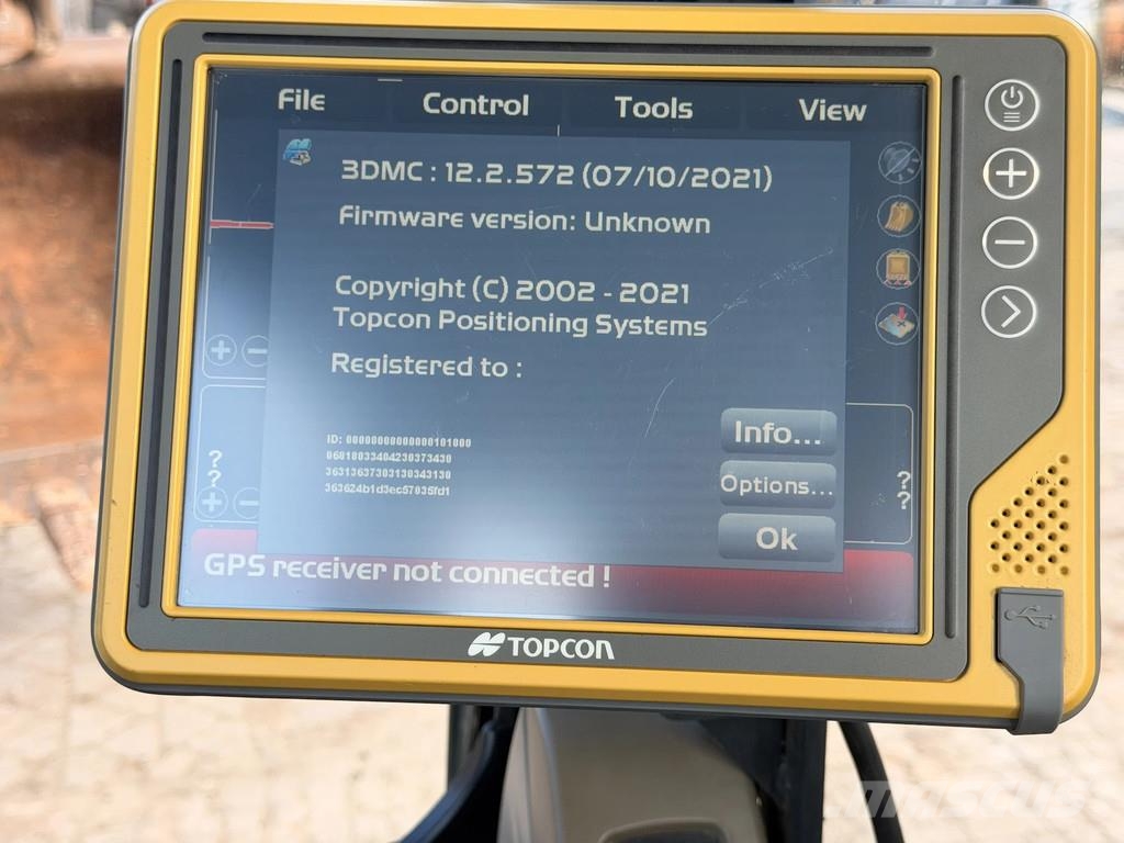 Topcon GPS guiding system / complete set for excavator / Betoonkivi tootmise masinad
