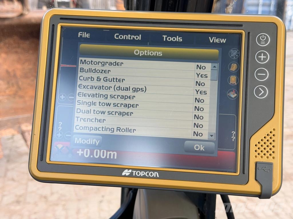 Topcon GPS guiding system / complete set for excavator / Betoonkivi tootmise masinad