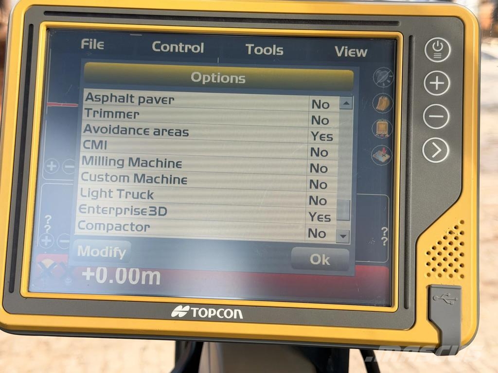 Topcon GPS guiding system / complete set for excavator / Betoonkivi tootmise masinad