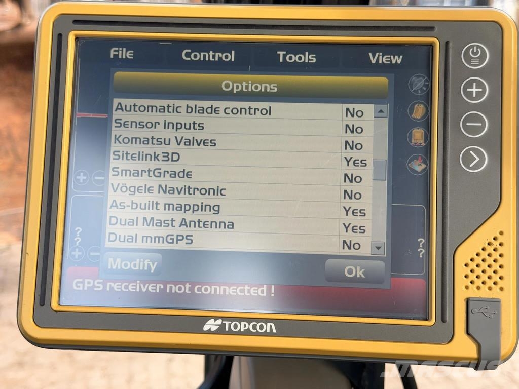 Topcon GPS guiding system / complete set for excavator / Betoonkivi tootmise masinad