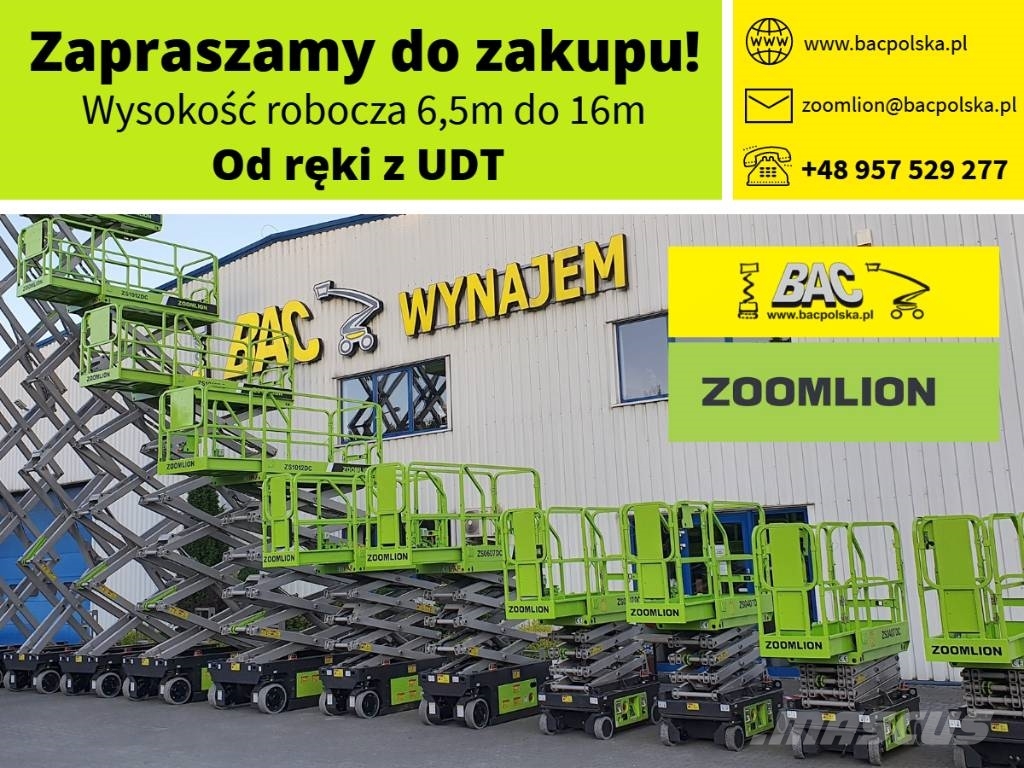 Zoomlion ZS1012AC Lithium-ion Elevadores de tesoura