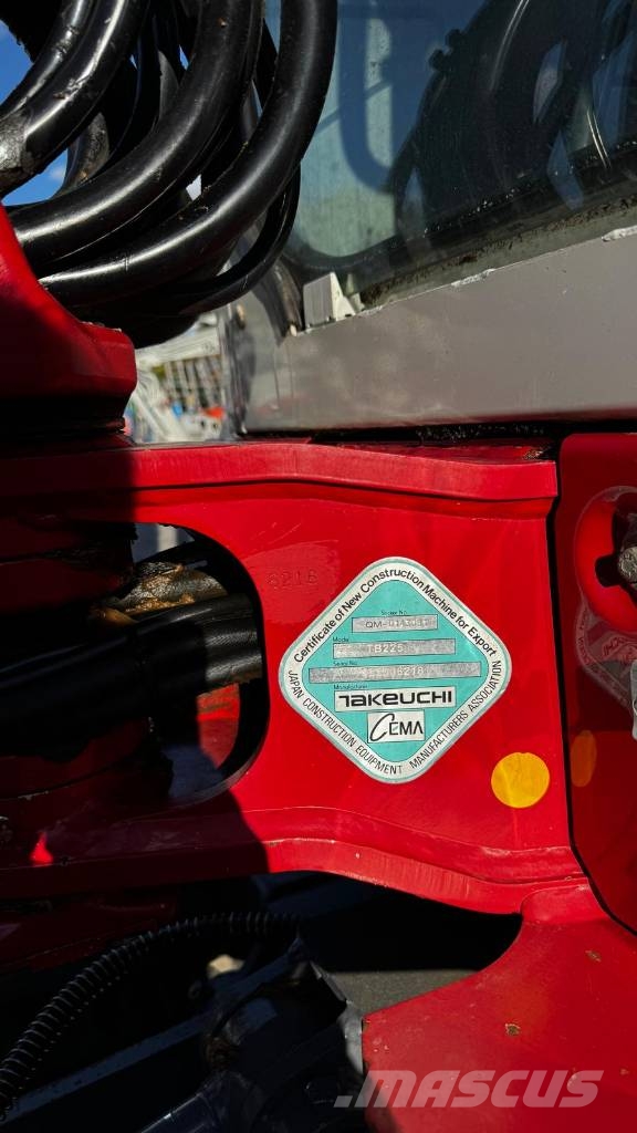 Takeuchi TB 225 Mini excavadoras < 7t