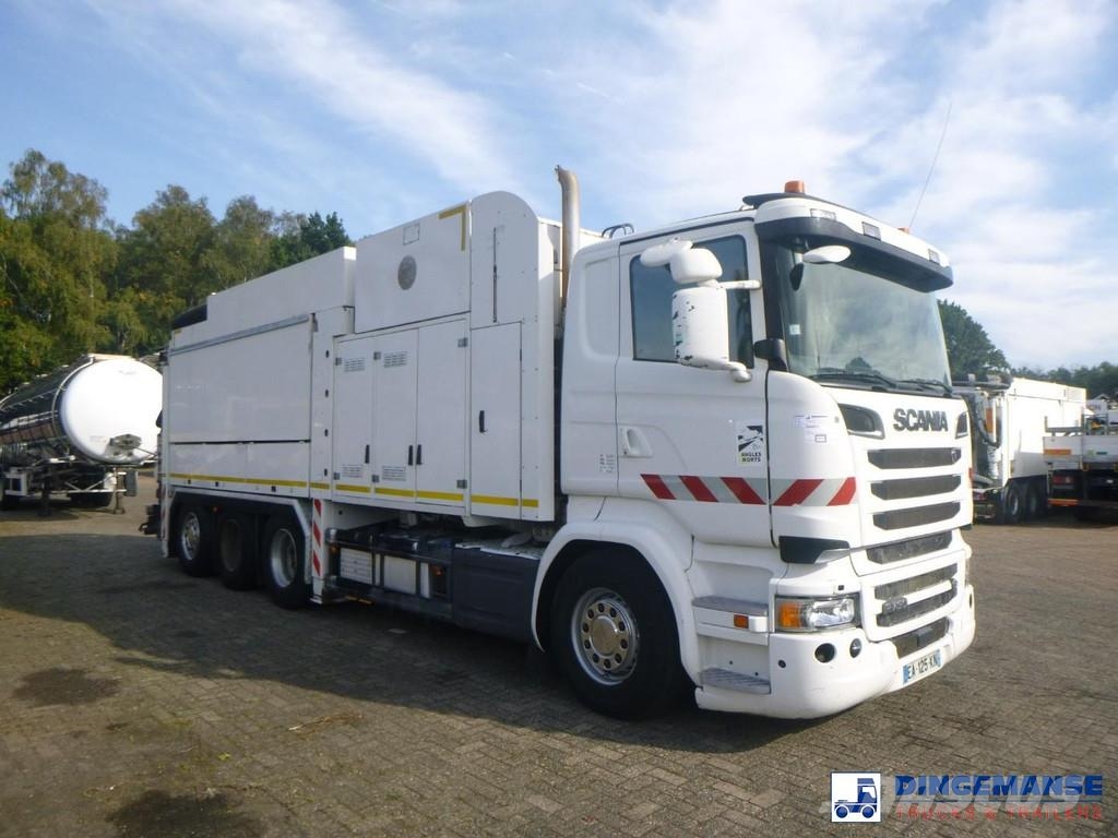 Scania R 730 8X4 MTS Saugbagger / vacuum excavator Vakumski čistilci