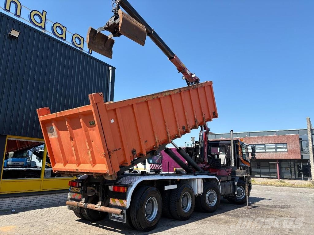 Ginaf X 4243 TS HMF 1643 Z2 + 8x4 + HOOK ARM SYSTEM رافعات صالحة لكل أنواع الطرق
