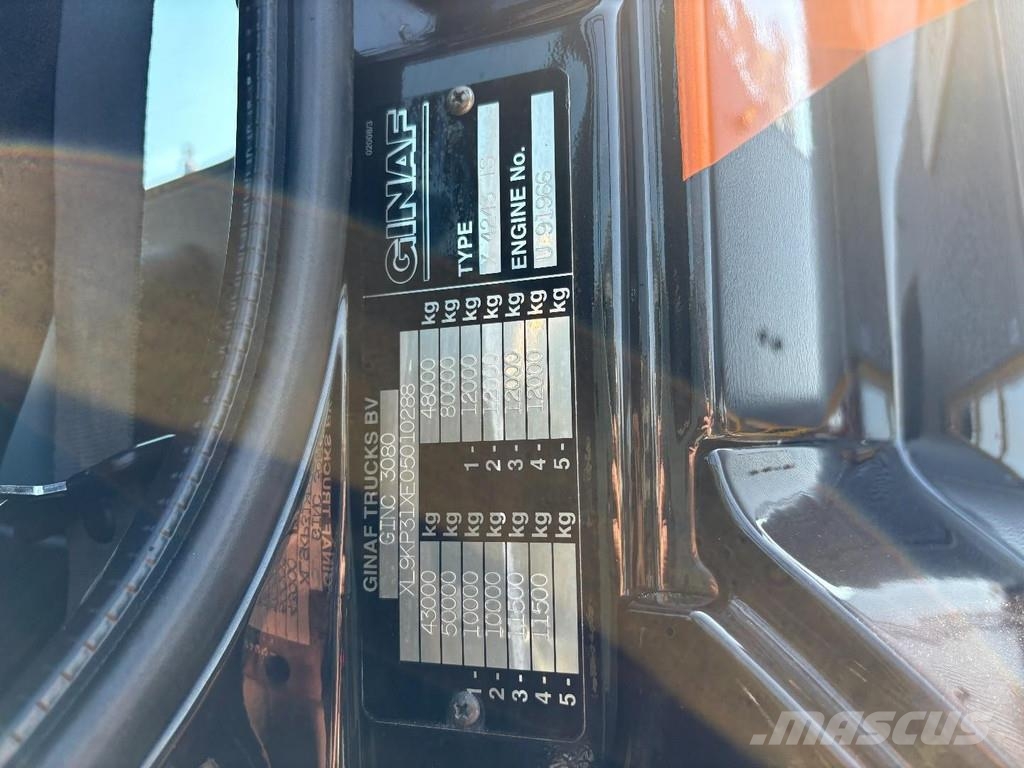 Ginaf X 4243 TS HMF 1643 Z2 + 8x4 + HOOK ARM SYSTEM رافعات صالحة لكل أنواع الطرق