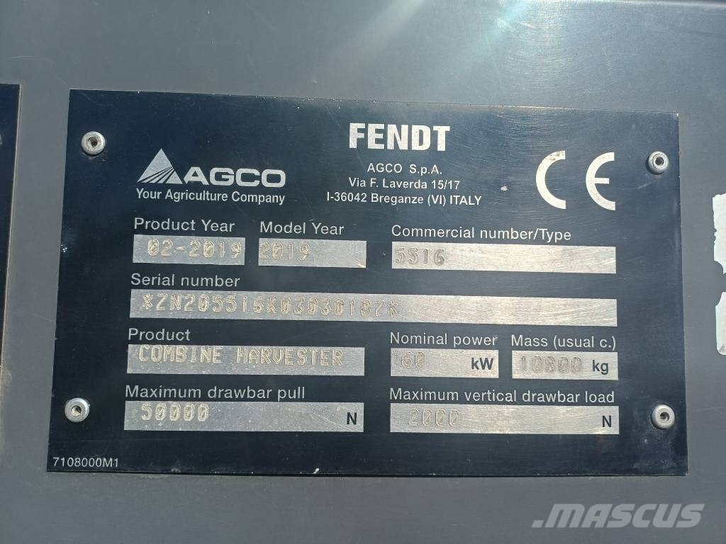 Fendt 5225 E Kombajni