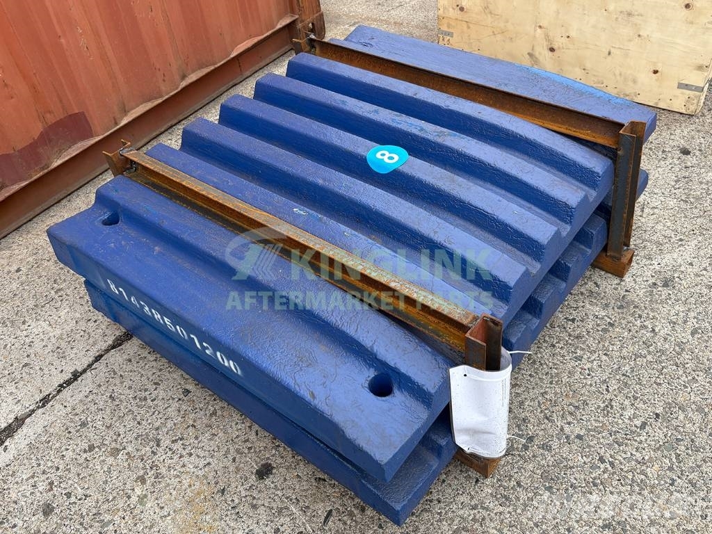 Kinglink Fixed Jaw Plate for C125 Jaw Crusher Skærveknusere