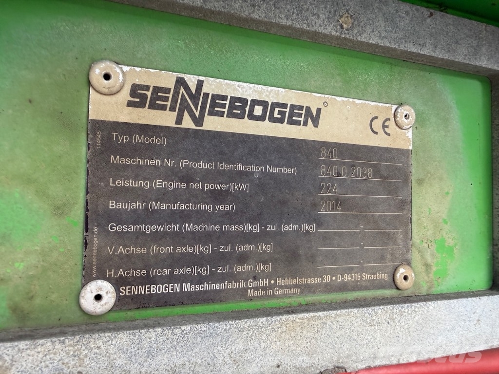 Sennebogen 840 ME - 840 M - 840 E - 840 Waste / industry handlers