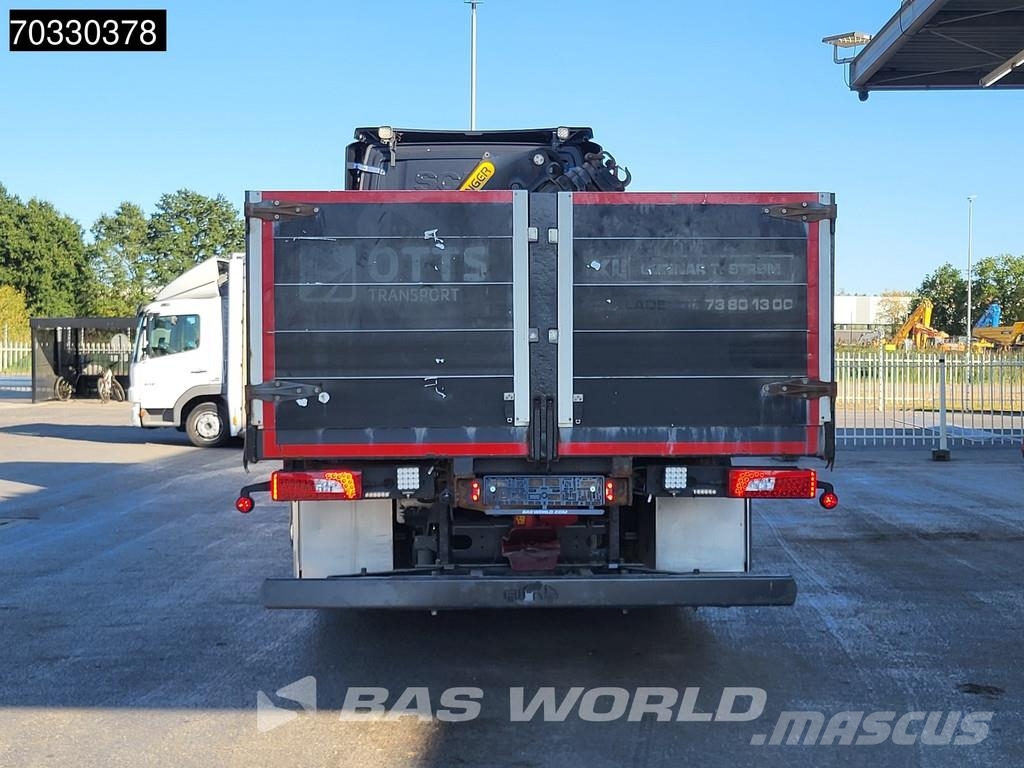 Scania R580 6X2 Palfinger PK23002 SH-E Kran Crane Remote Platós / Ponyvás teherautók
