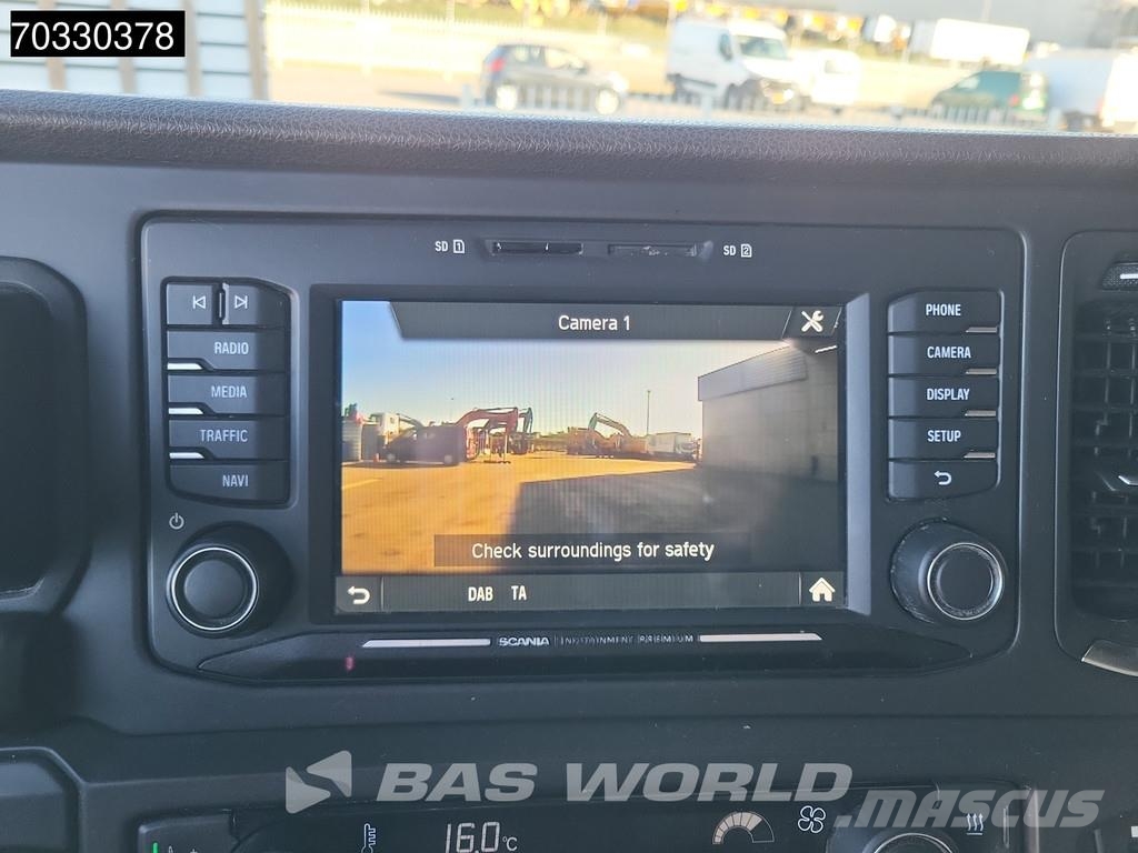 Scania R580 6X2 Palfinger PK23002 SH-E Kran Crane Remote Platós / Ponyvás teherautók
