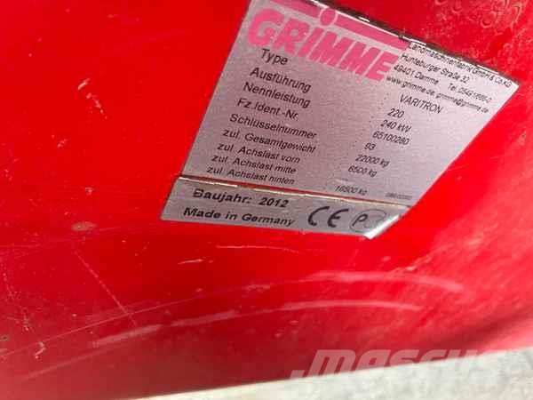 Grimme VARITRON 220 Egyéb mezőgazdasági gépek