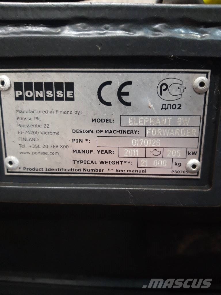 Ponsse Elephant intercooler Engines