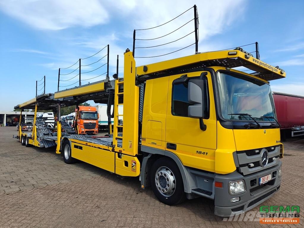 Mercedes-Benz Actros 1841 4x2 Sleeper Cab Euro5 - Kässbohrer Met Autotransporter