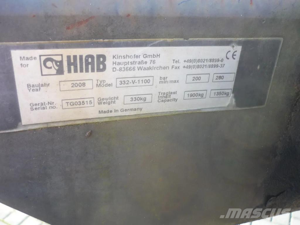DAF Kipper/kraan Sand Grabs and Pallethooks and Tyres خطاطيف