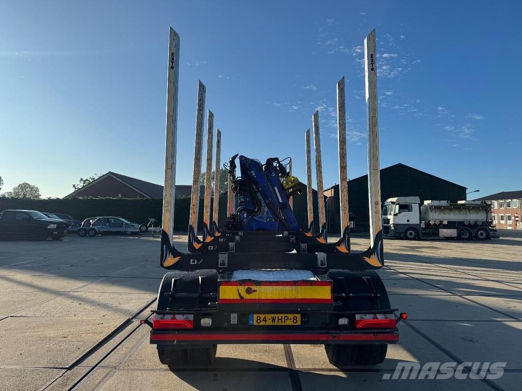 Volvo FH 540 6X4 EURO 6 + LOGLIFT F/165ZT + 2 AXLE HANGE Kranen voor alle terreinen