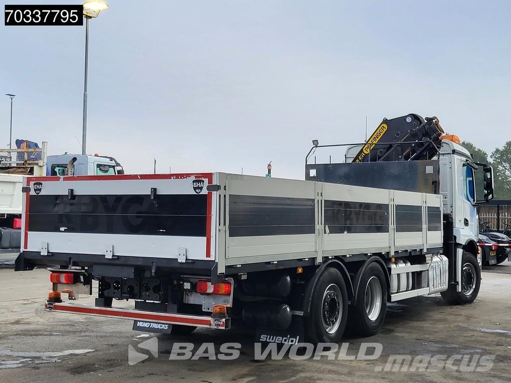 Mercedes-Benz Antos 2532 Antos 6X2 Palfinger PK22002 EH crane Kr Platte bakwagens