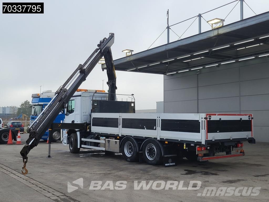 Mercedes-Benz Antos 2532 Antos 6X2 Palfinger PK22002 EH crane Kr Platte bakwagens