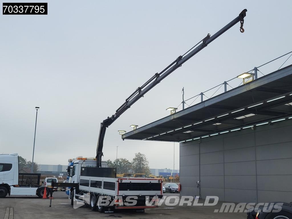 Mercedes-Benz Antos 2532 Antos 6X2 Palfinger PK22002 EH crane Kr Platte bakwagens