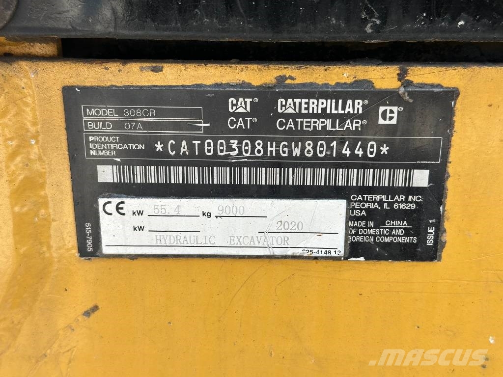CAT 308 Midi bageri 7t – 12t