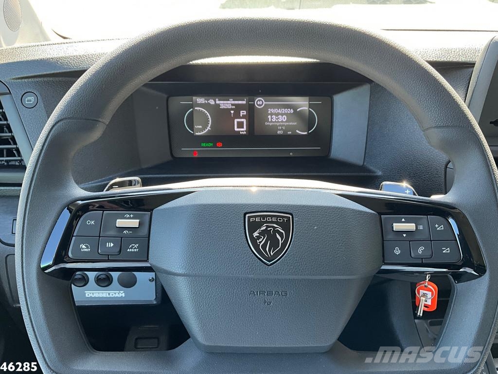 Peugeot E-Expert 100% elektrisch kippende zijlader Müllwagen