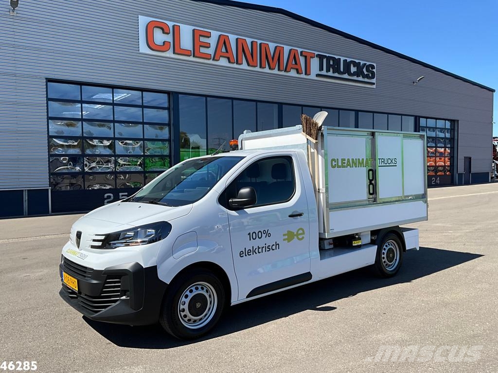 Peugeot E-Expert 100% elektrisch kippende zijlader Müllwagen