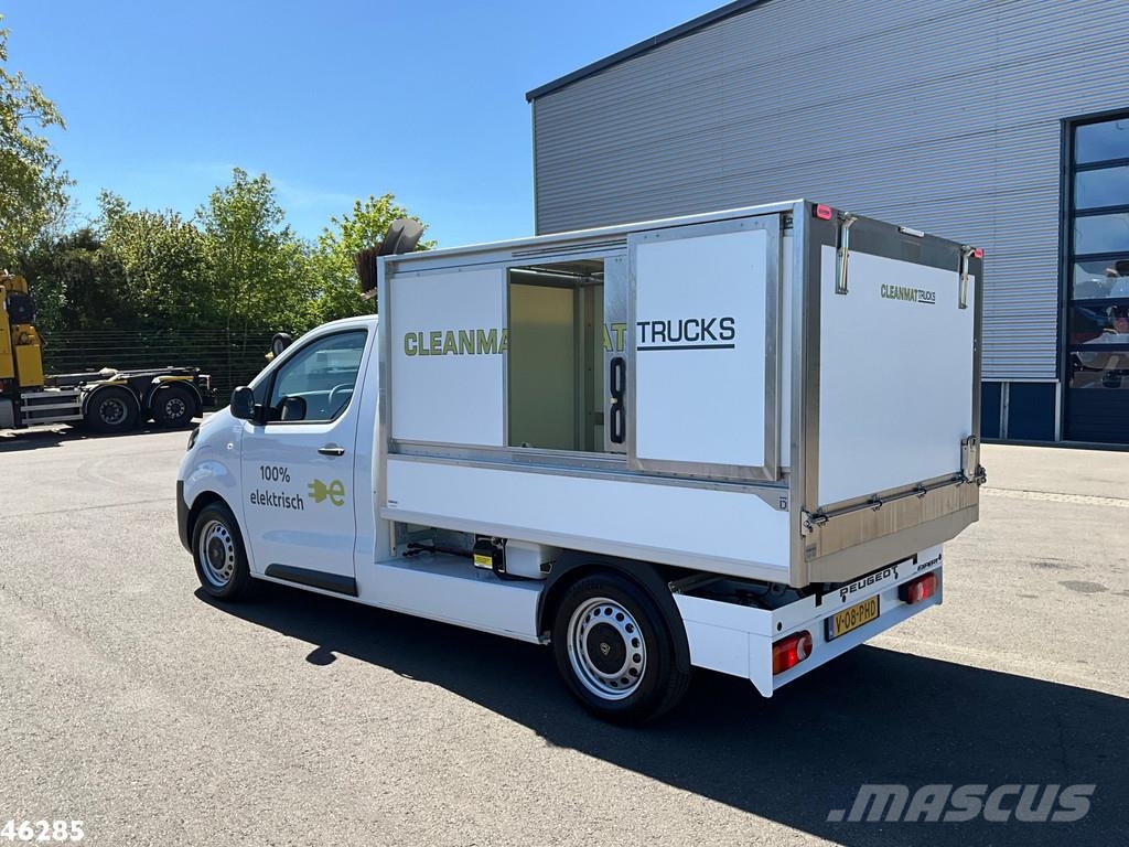 Peugeot E-Expert 100% elektrisch kippende zijlader Müllwagen