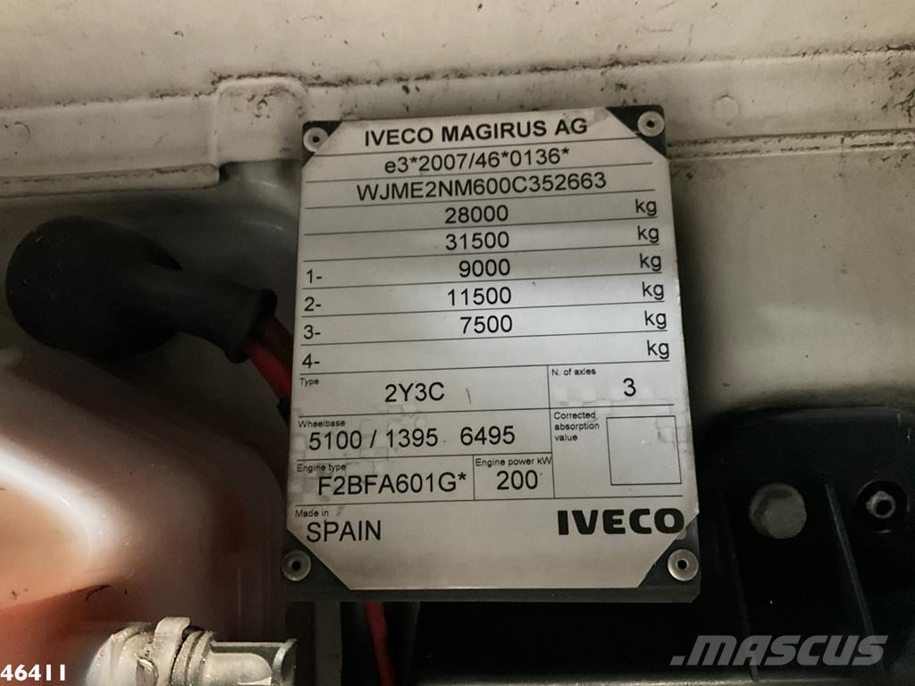 Iveco Stralis AD260SY Euro 6 Translift zijlader Camiones de basura