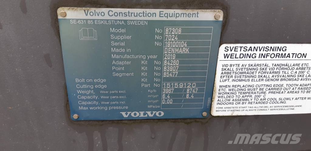 Volvo L260 Felsschaufel Volvo L260 #A-3543 バケット