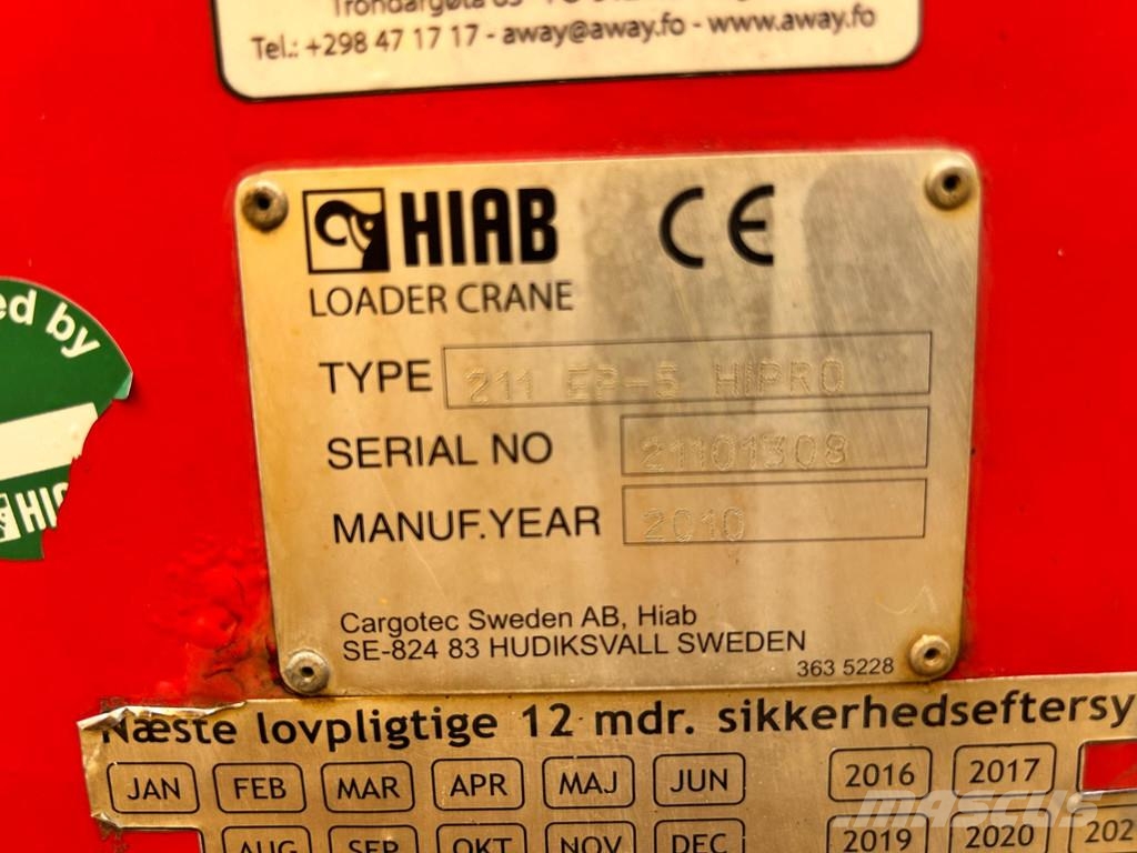 Volvo FH500 8X2*6 + CRANE HIAB + LIFT HIAB + VEB + FULL Treileri ar āķi