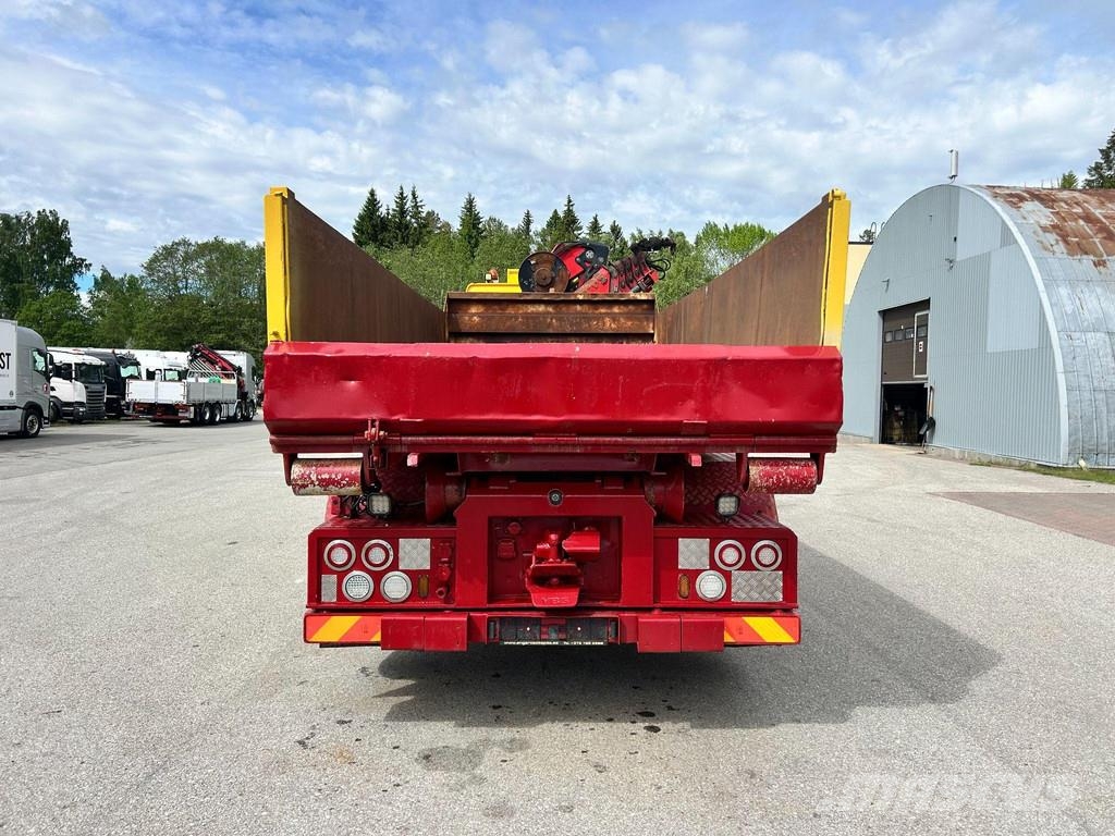 Volvo FH500 8X2*6 + CRANE HIAB + LIFT HIAB + VEB + FULL Treileri ar āķi