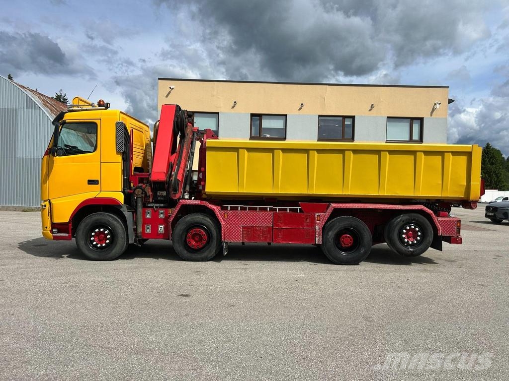 Volvo FH500 8X2*6 + CRANE HIAB + LIFT HIAB + VEB + FULL Treileri ar āķi